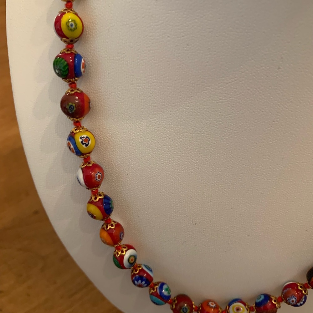 Vintage Italian Venetian Murano Glass Beaded Necklaces - Picture 6 of 7
